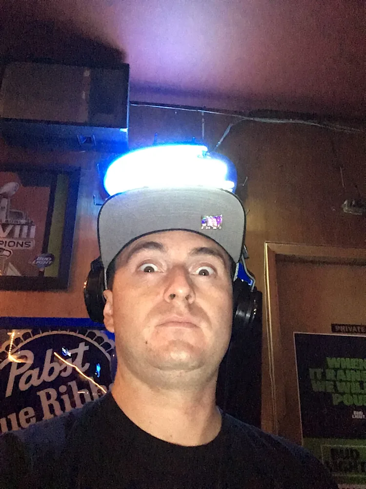 DJ Audeos looking loco