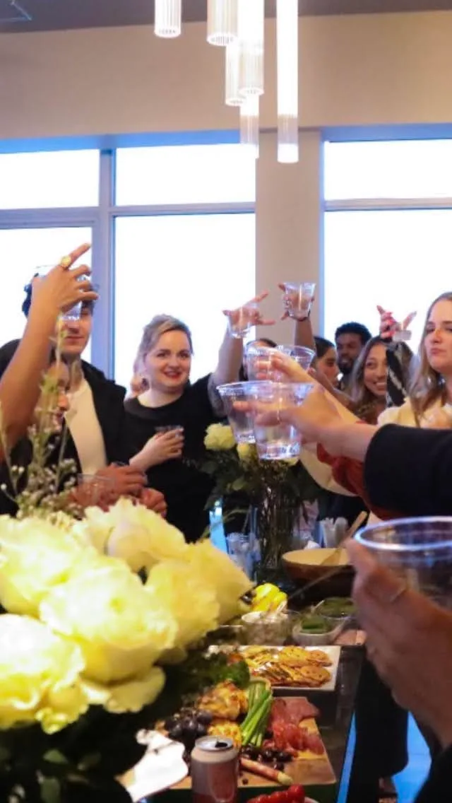 Champagne Toast with The Six Fam