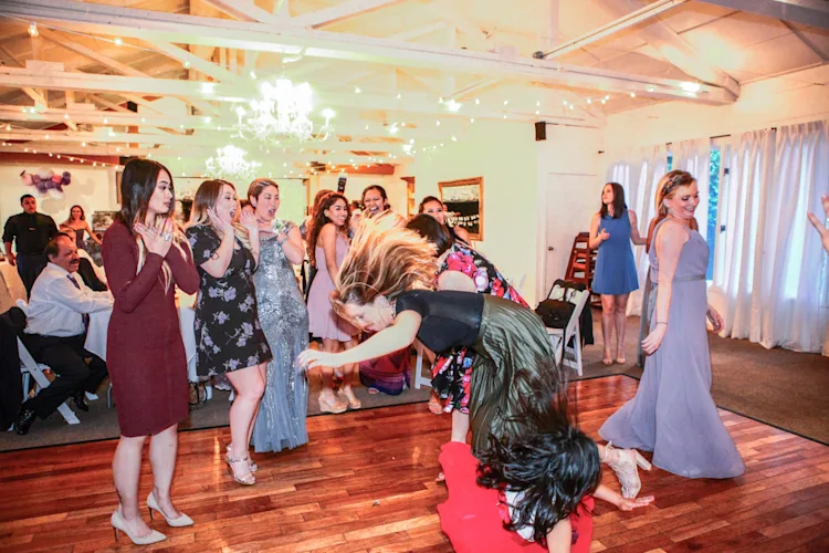 The dance floor was getting intense