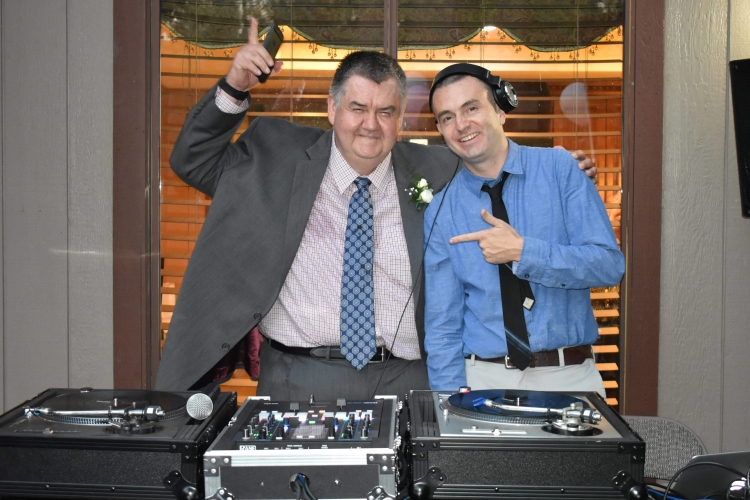 DJ Audeos with Uncle Gerry