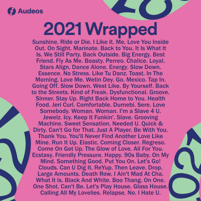 DJ Audeos - 2021 Wrapped