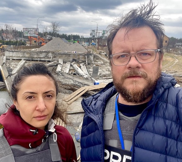 Lubna El-Shanti och Johan-Mathias Sommarström