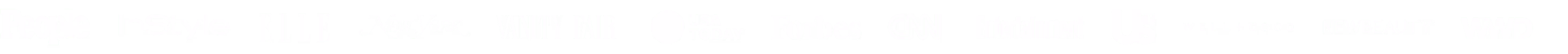Logos of various publications including People, InStyle, ELLE, Vanity Fair, Forbes, CNN, and WWD.