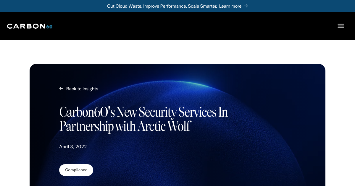 Carbon60's New Security Services In Partnership with Arctic Wolf | Carbon60