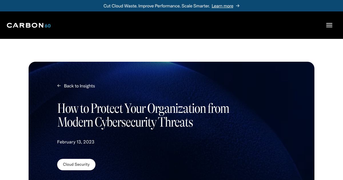 How to Protect Your Organization from Modern Cybersecurity Threats ...