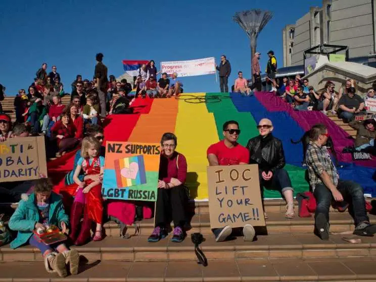 International Day of Solidarity for Global Queer Equality, Wellington, 2013.