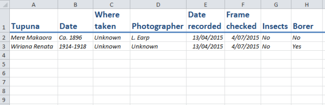A photograph inventory you might want to use.