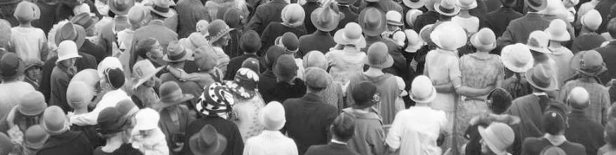Crowd scene.