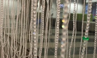Beads from the 'Passage' installation consisting of 250,000 beads strung on 3.5 kilometres of tuna line.