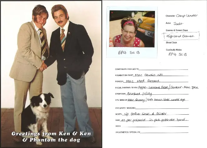 Publicity postcards featuring Jools and Lynda Topp as ‘Ken and Ken’.