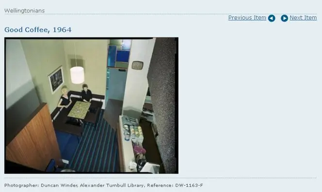Screenshot of an online exhibition.