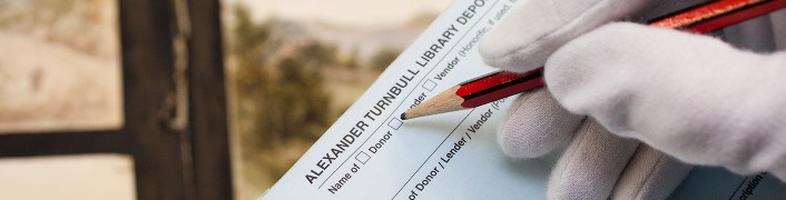 Filling in donations paperwork