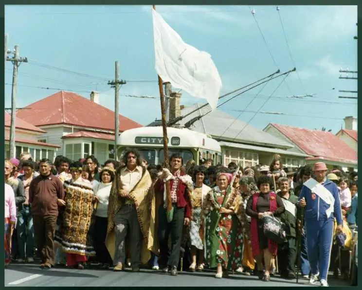 Protesters at a march.