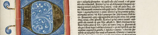 Detail of In no[m]i[n]e d[omi]ni amen..., 1482
