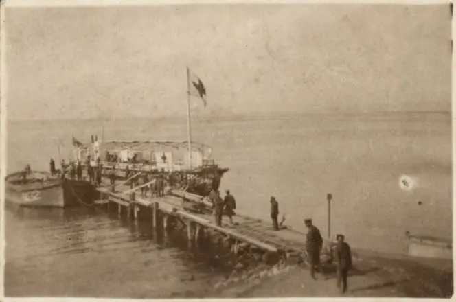 William's Pier, Walker's Ridge. It was from this jetty that the majority of men embarked at the evacuation.
