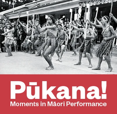 Kapa haka group — Pūkana! Moment in Māori performance. 