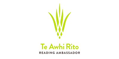 Logo — Te Awhi Rito New Zealand Reading Ambassador.