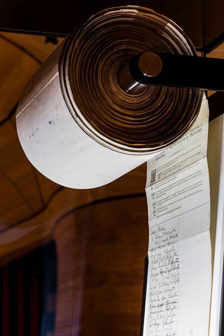 Women's suffrage petition roll.