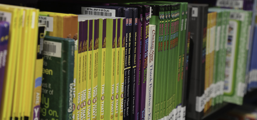 Books in Services to Schools Lending Collection.