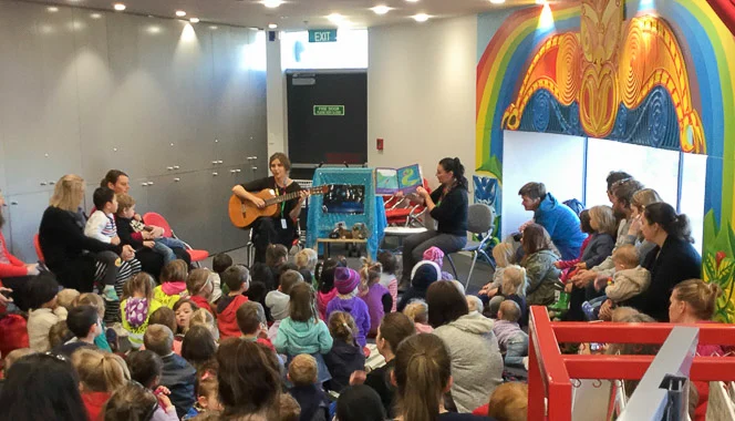 Children and parents celebrating Matariki