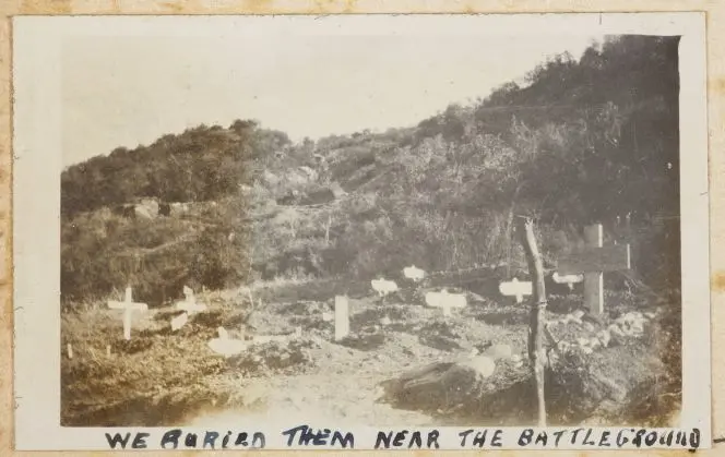 Battleground where New Zealanders sent to Gallipoli are buried. 