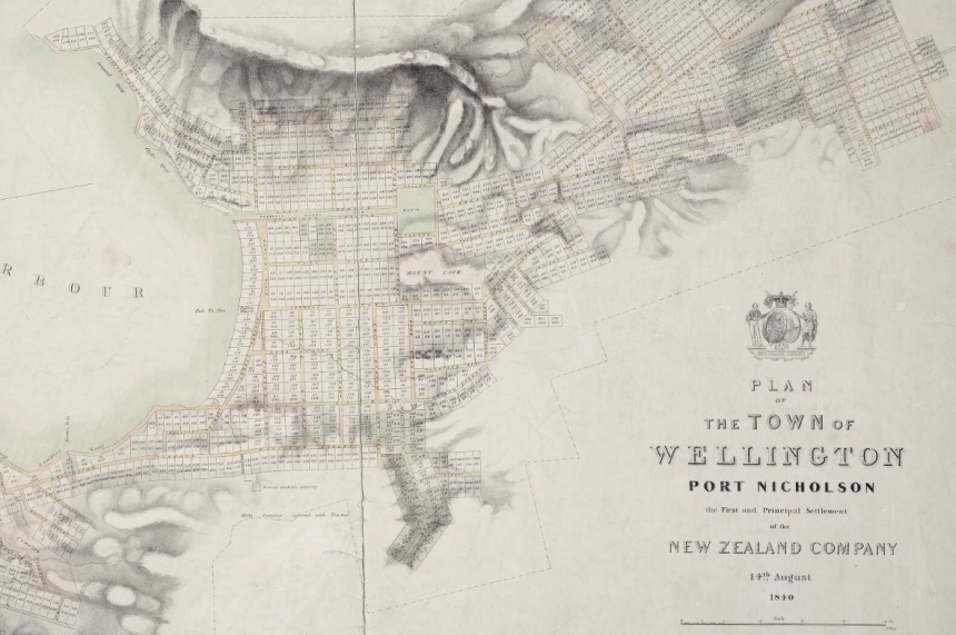 Plan of the town of Wellington.