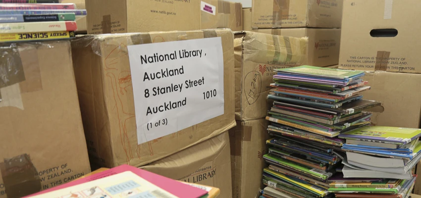 School loans and books returned to National Library Services to Schools.