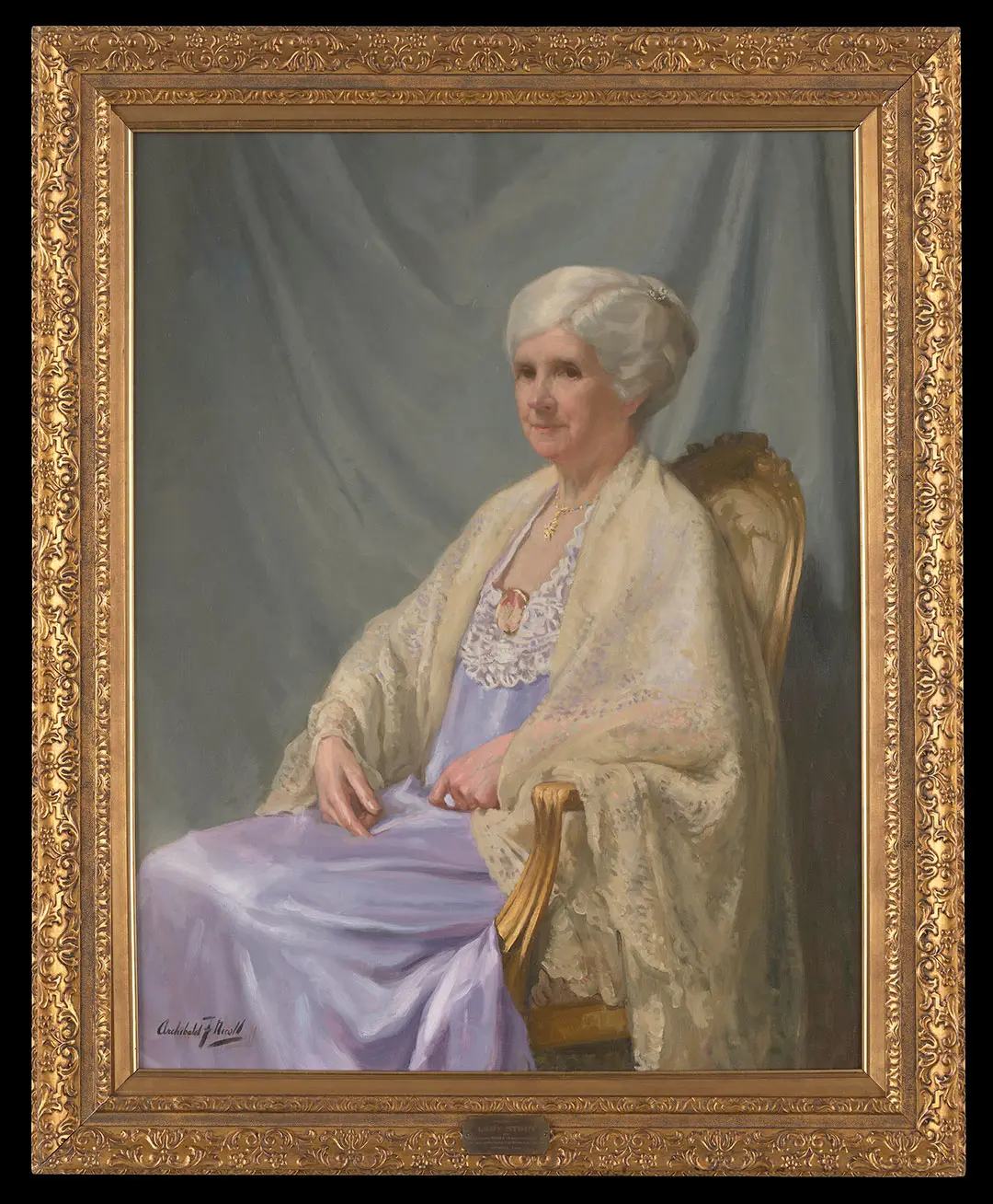 Portrait of Lady Anna Stout, 1926 | National Library of New Zealand