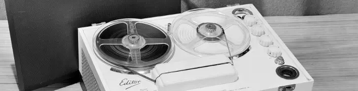 'Editor' portable reel to reel tape recorder