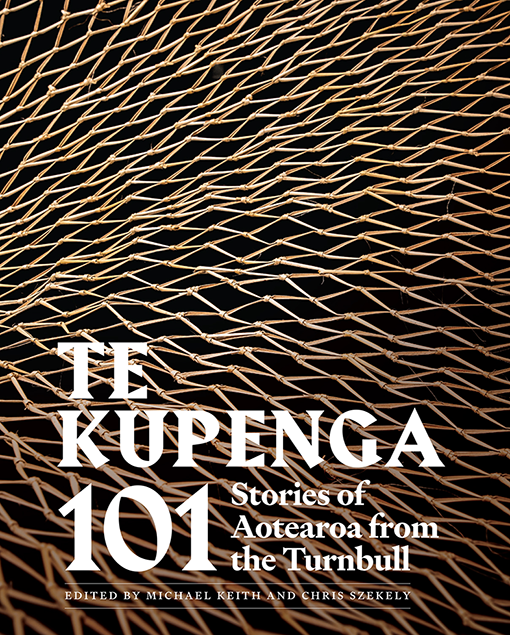 Book cover shoing the close-up of a hand made net.