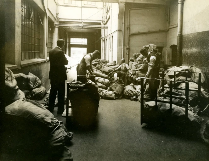 Chief Post Office Mailroom, Wellington 1920.