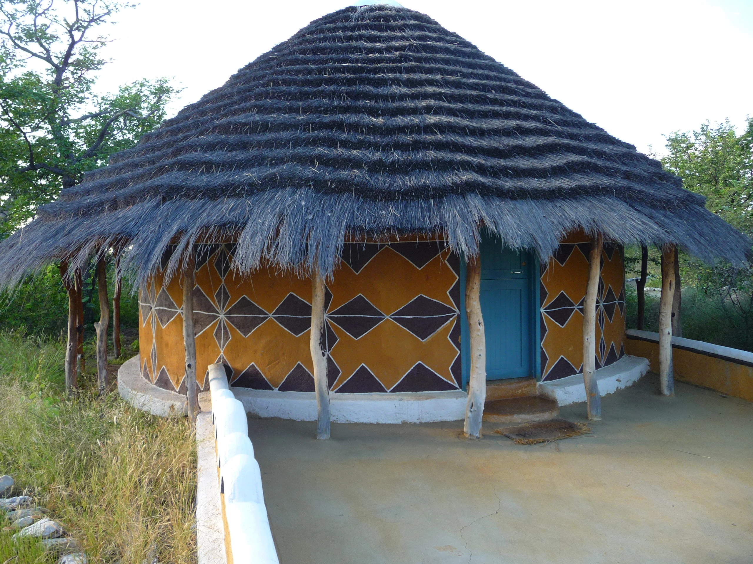 A baobab hut
