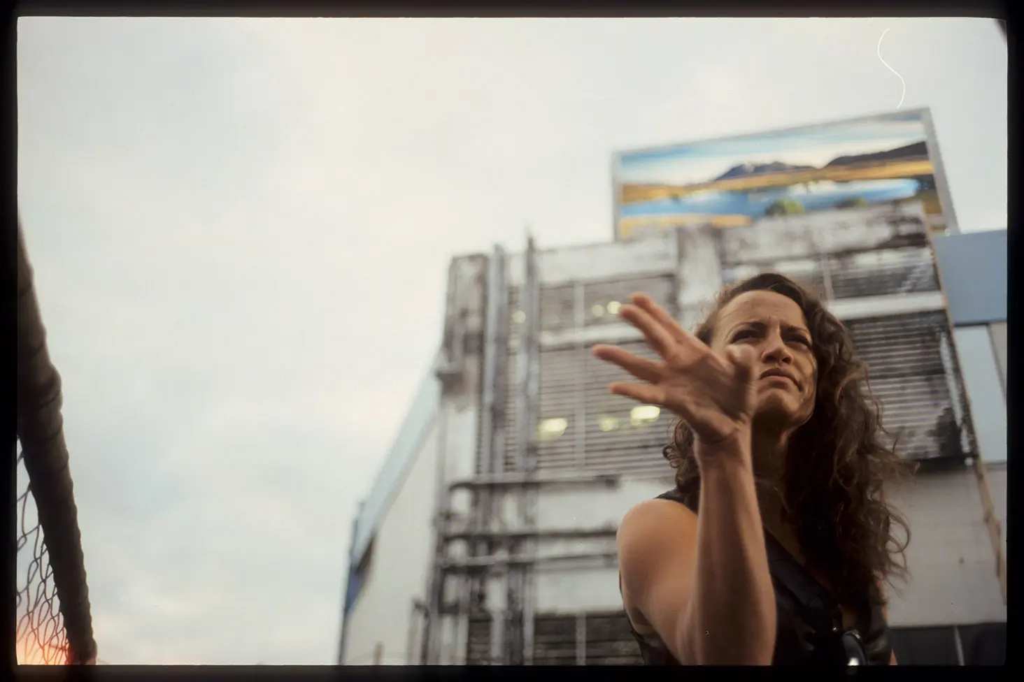 Beth Heke (played by Rena Owen) flicking her cigarette in a scene from the film ‘Once Were Warriors’.