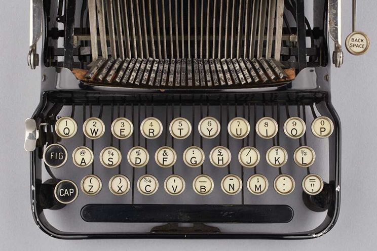 A typewriter. 