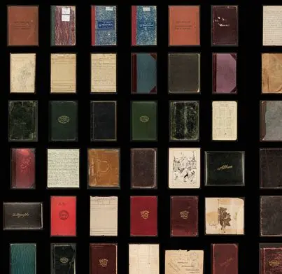 Just some of the letters and diaries digitised in the last 12 months, composition by Ish Doney.