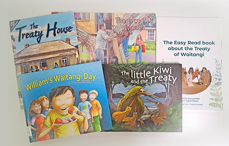 Topic Explorer - Junior books on te Tiriti o Waitangi | Services to Schools