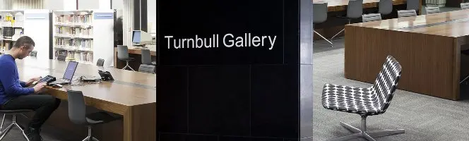 Details of images showing the Alexander Turnbull Library's redeveloped Reading Rooms
