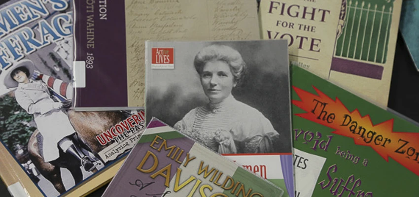 Book resources on aspects of the fight for Women's equality.