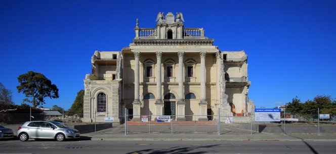Cathedral of the Blessed Sacrament, Christchurch, 23 Mar 2012.