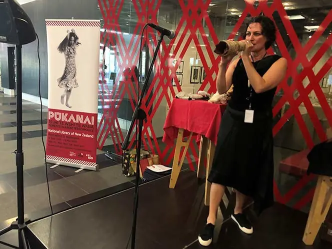 Ariana Performing Taonga Pūoro