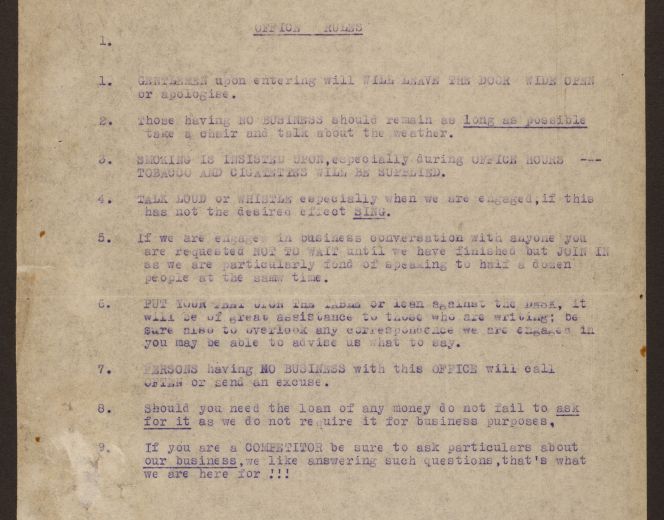 A typescript of Frank Cooper's diary.