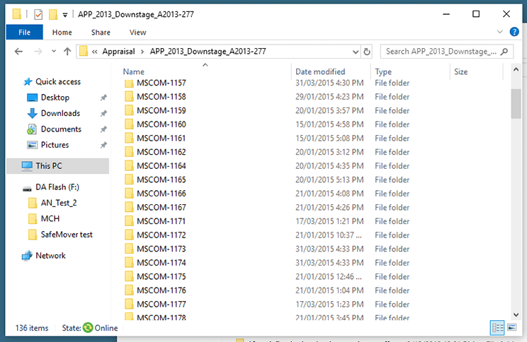 Screenshot of a folder structure.