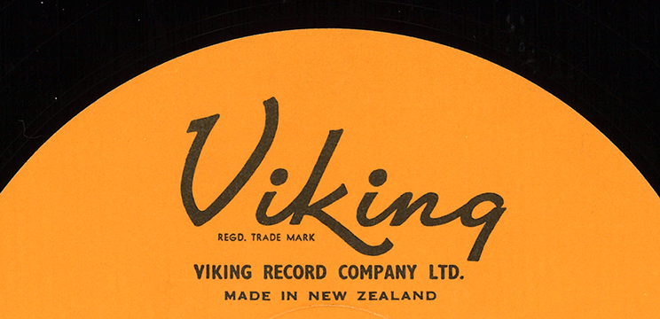 Viking Sevenseas logo, black and orange. 