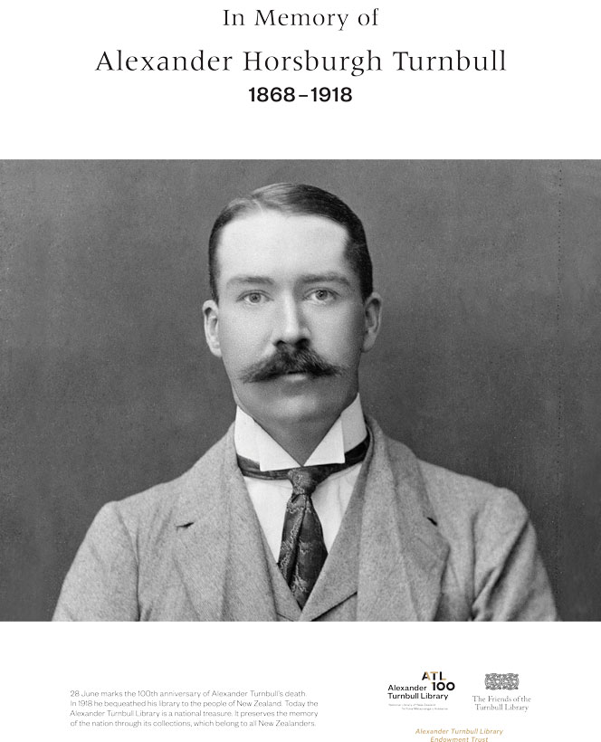 Picture of Alexander Turnbull and words