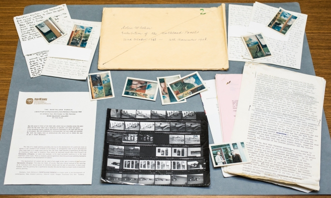 Selected contents of exhibition file no. 2. McCahon – The Northland Panels.