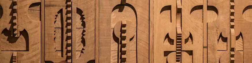 Carved panel.