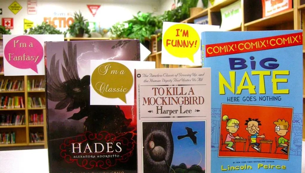 Three simple book promotion ideas for your school library.