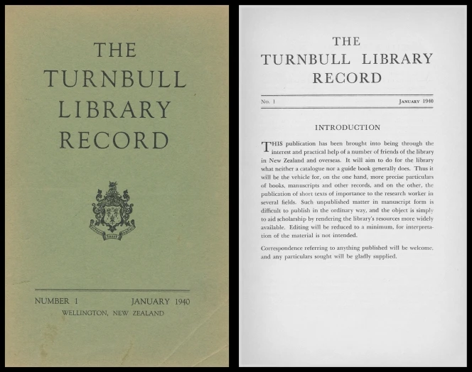 The 1940 cover and Intro pages of TLR.