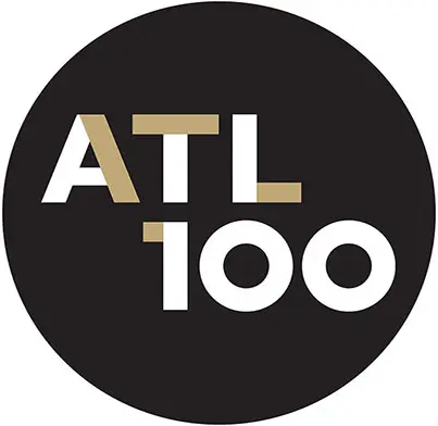 ATL100 logo. 