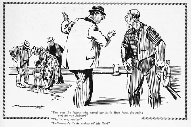 Minhinnick jewish cartoon.